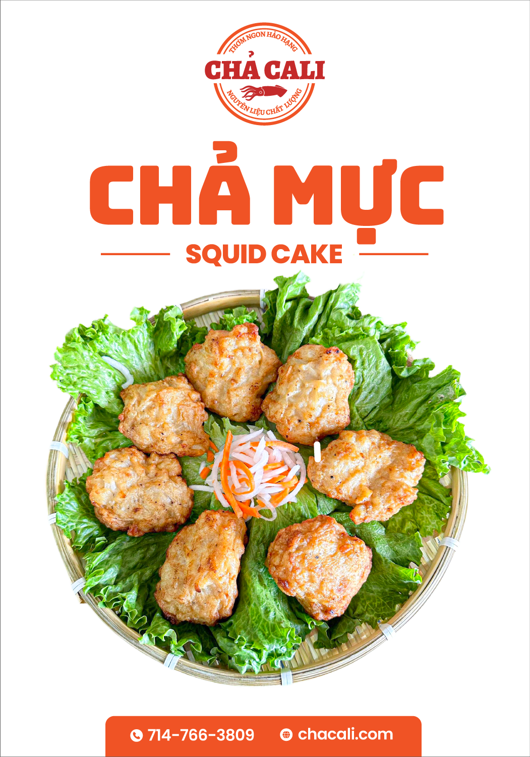 Medium box Chả Mực (Squid Cake) (7M Free 1N)