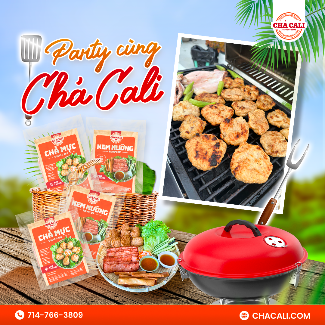 THÙNG 5 TRONG 1 (5-IN-1 BOX) (2ChảMực 2 ChảTôm 2ChạoTôm 2NemNuong & Free 1SAUCE)