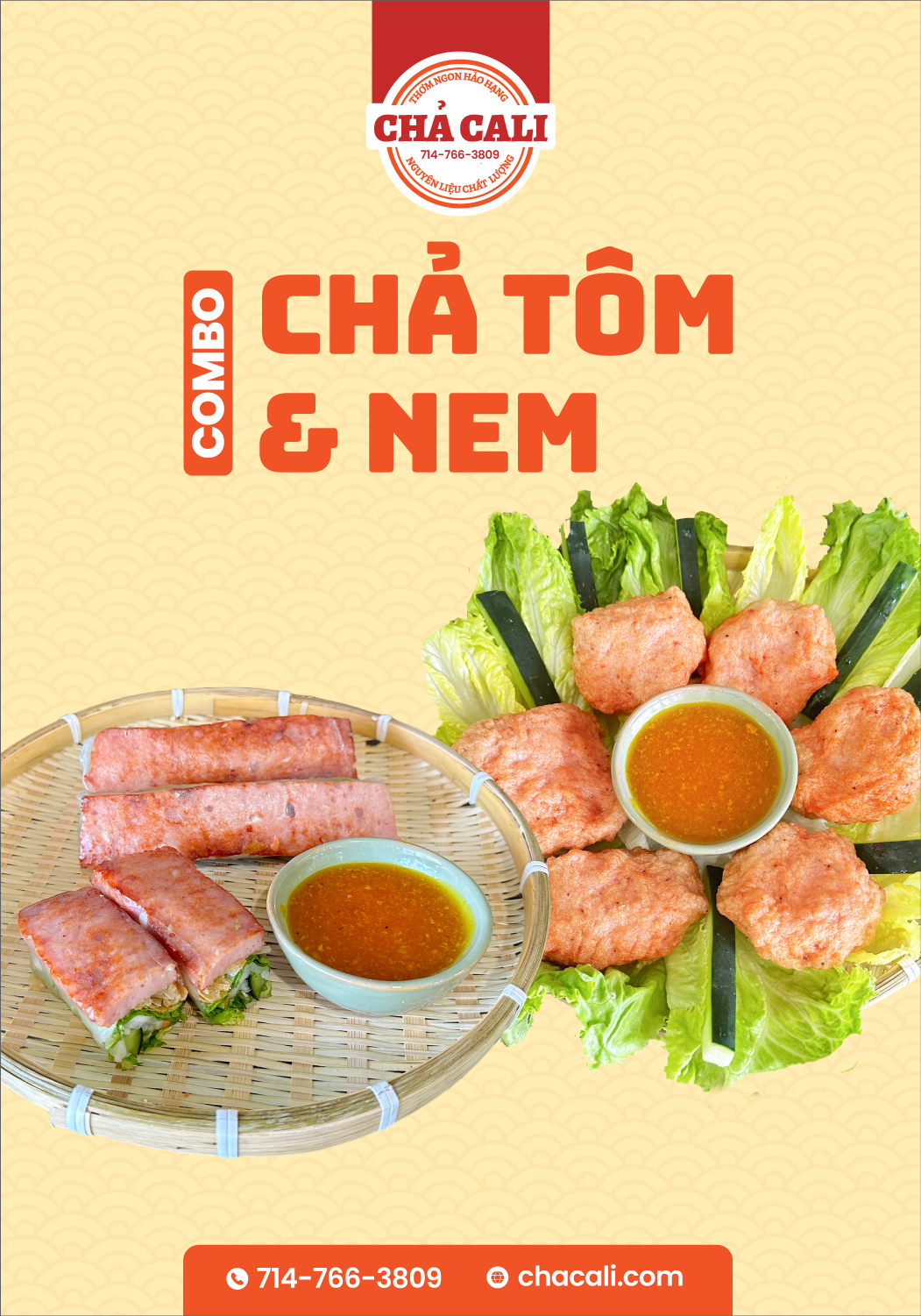 Large Shrimp Pork - Tôm Nem Lớn (5N 5 ChaTom Free 1N)