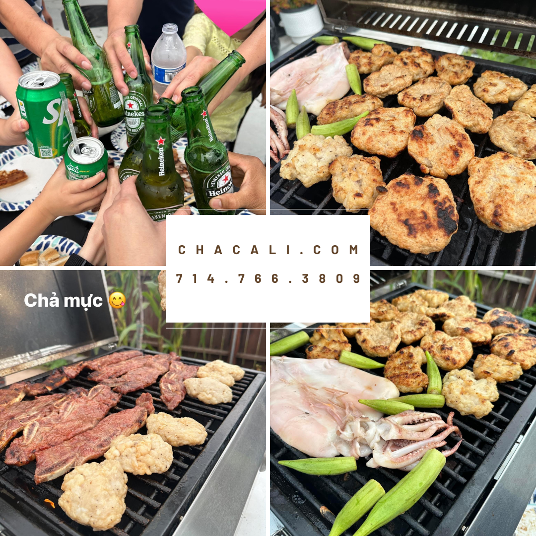 PARTY BOX (4ChảMực 6ChạoTôm 5 Nem & Free 1Nem)